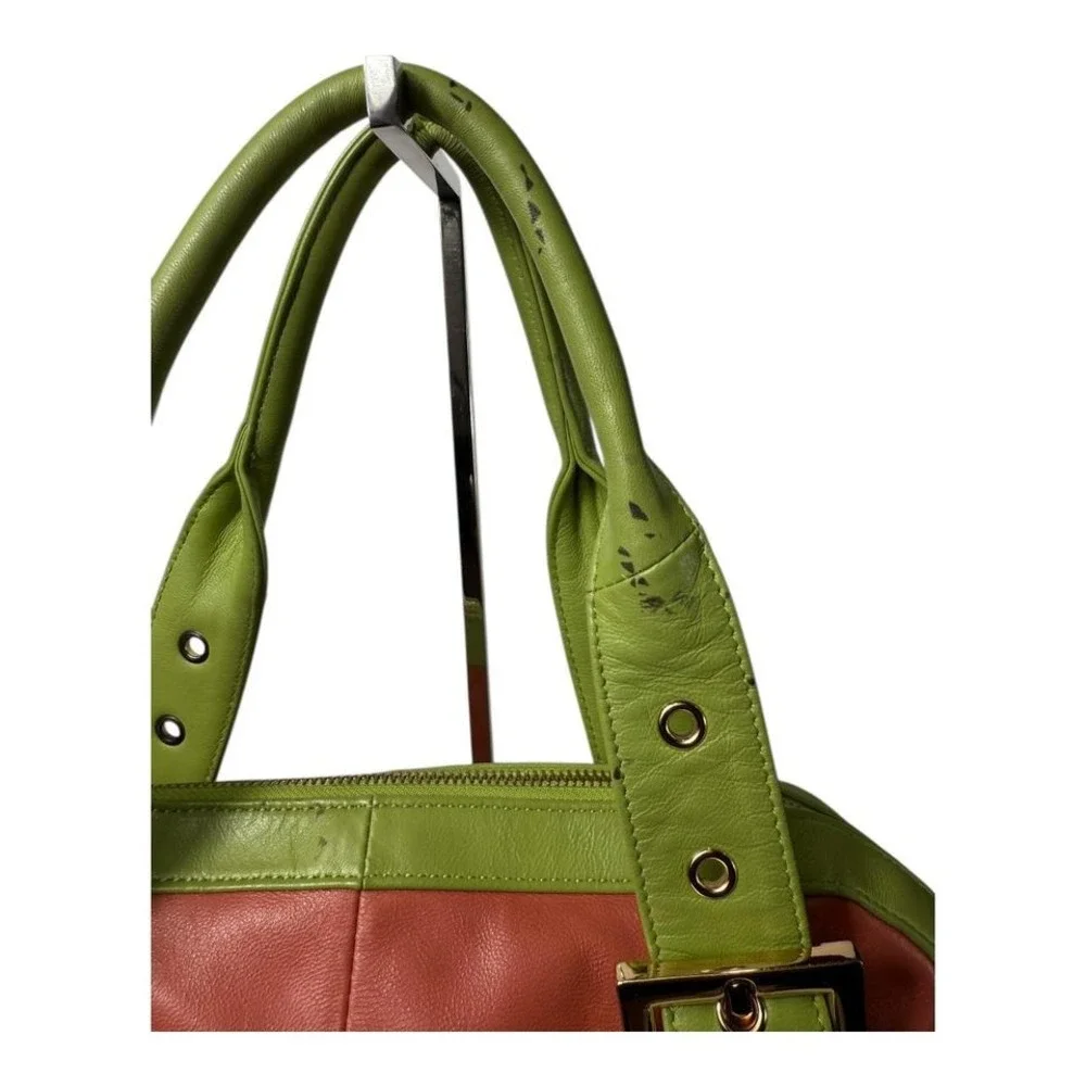 Y2K Colorblock‎ Woven Leather Shoulder Bag w/ Tassels
